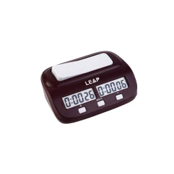 Таймер для шахмат 6672, пластик, фиолетовый, 8.4х13.2 см