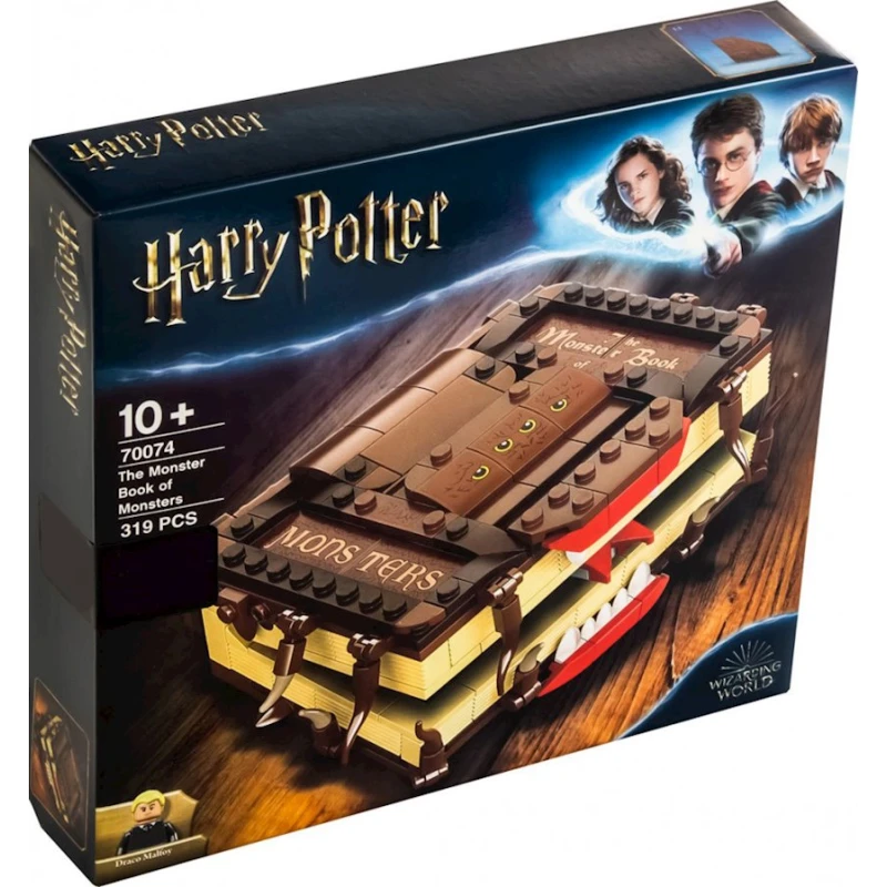 Блочный конструктор Harry Potter The Monster Book Of Monsters 70074/1008612, 319 элементов