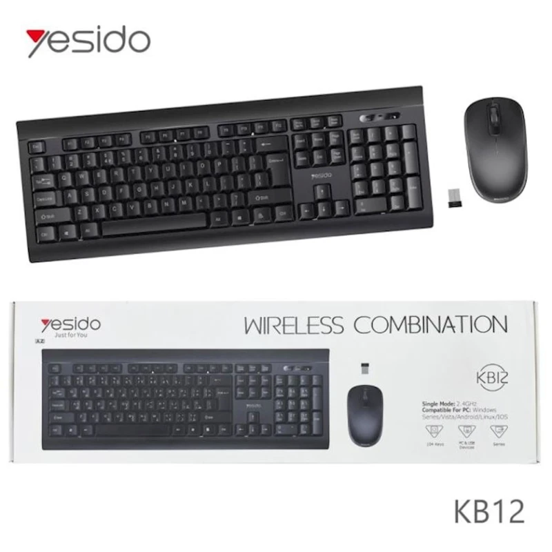 Комплект (клавиатура+мышь) Yesido KB12 Комплект (клавиатура+мышь) Yesido KB12