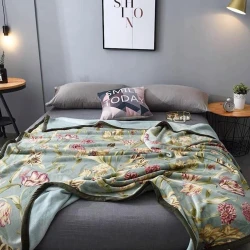 Плед Casadoro ET-1332, двуспальное, бамбук, разноцветный, 220x230 см