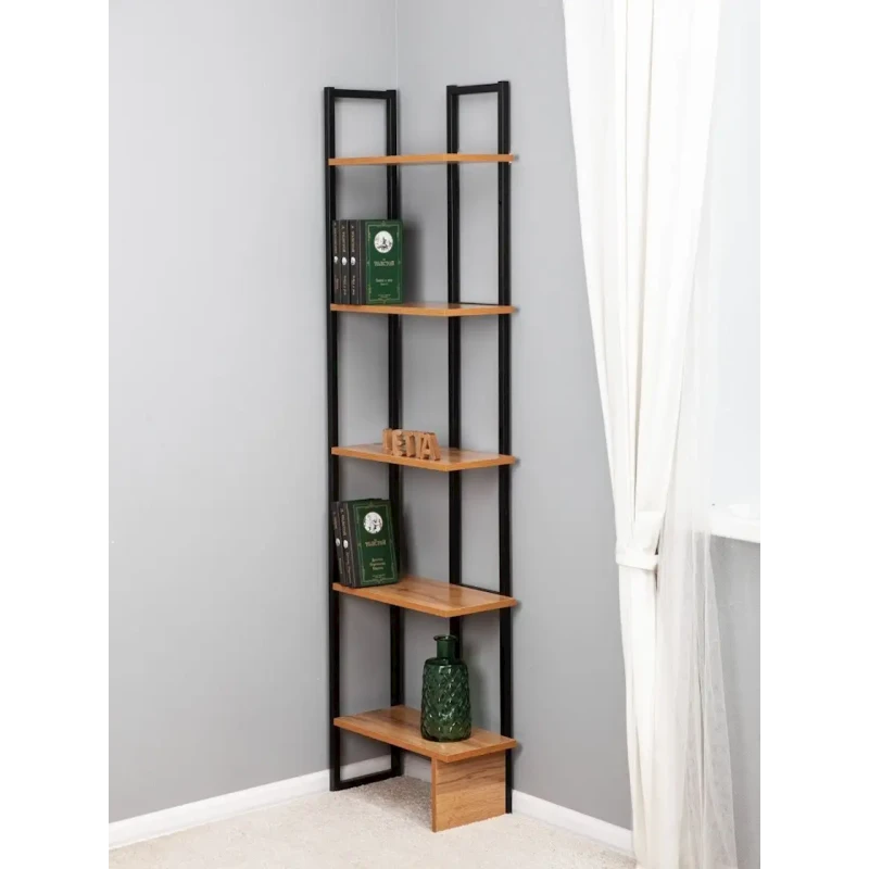 Стеллаж 21x47x176 см, ЛДСП, коричневый Стеллаж 21x47x176 см, ЛДСП, коричневый