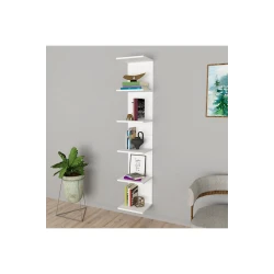 Stellaj Ev Plus 12115600, LDSP, ağ, 180x35x30 sm Stellaj Ev Plus 12115600, LDSP, ağ, 180x35x30 sm