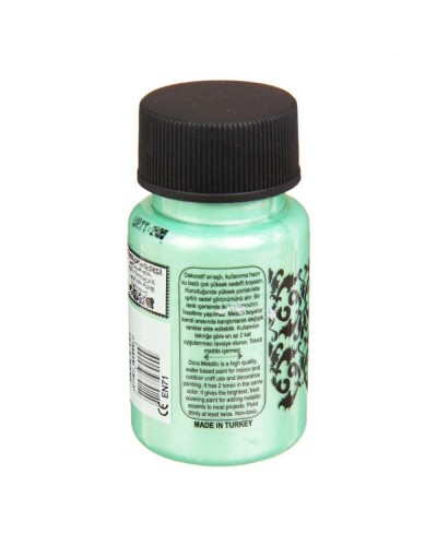 Akril boya-metallik Cadence Dora Metallic Paint 182 Cool Mint 50 ml
