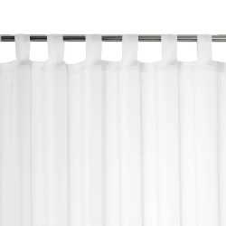 Тюль JYSK Golma, полиэстер, лента, 140x300 см, белый