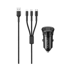 Автомобильное зарядное устройство Remax RCC236 Black Автомобильное зарядное устройство Remax RCC236 Black