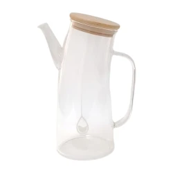 Yağ qabı K618-8, melamin/bambuk, şəffaf/bej, 800 ml Yağ qabı K618-8, melamin/bambuk, şəffaf/bej, 800 ml