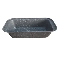 Форма для кекса K862-2, 25х13х6 см, гранит, серый Форма для кекса K862-2, 25х13х6 см, гранит, серый