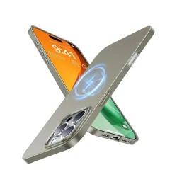 Çexol Torras SlimFit MagSafe Apple iPhone 16 Pro Max üçün Grey