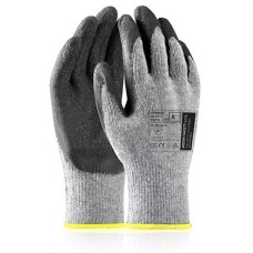 Əlcəklər Ardon Safety/Dick, poliester/pambıq, boz/qara, ölçü 10
