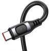 Kabel USB Baseus Flash QC3.0 Type-C 5A 1 m, Boz
