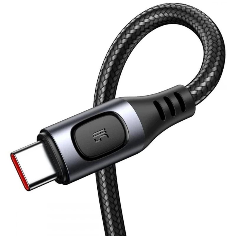 Kabel USB Baseus Flash QC3.0 Type-C 5A 1 m, Boz