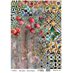 Рисовая бумага для декупажа Cadence - 661 Рисовая бумага для декупажа Cadence - 661