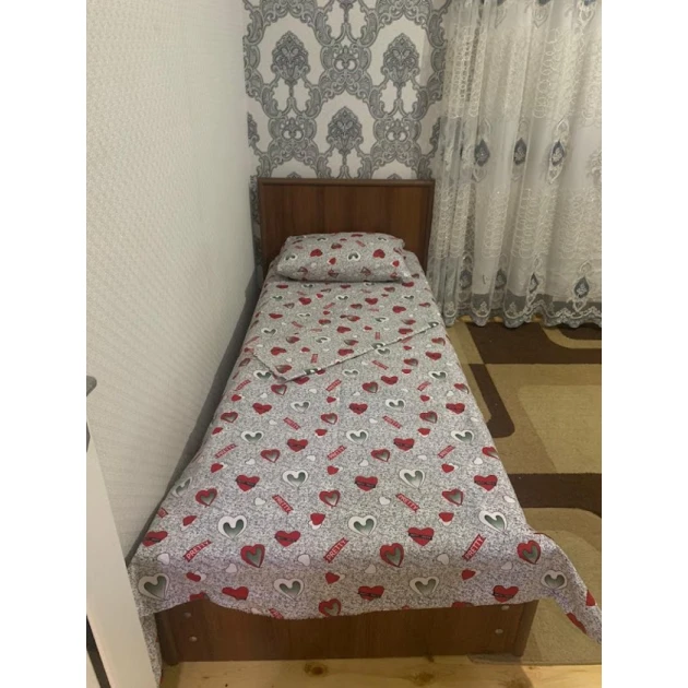 Комплект постельного белья MiraNova CTS-710, пододеяльник 160х220 см, простыня 160х220 см, наволочка 50х70 см, односпальный, разноцветный