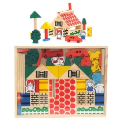 Деревянный конструктор Logoped, 44 элемента Деревянный конструктор Logoped, 44 элемента