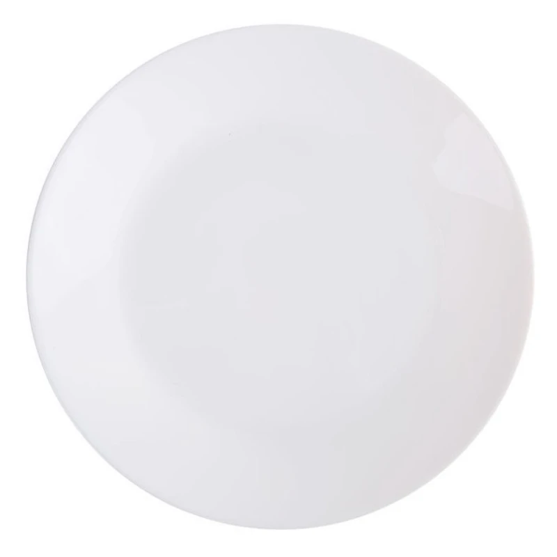 Тарелка Porcelaire SF-221, круглая, белая, 25 см