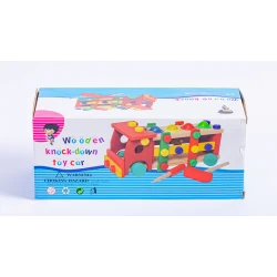 Деревянный конструктор 1970-13 Wooden knock-down toy car, 30x13 см, 3-5 лет Деревянный конструктор 1970-13 Wooden knock-down toy car, 30x13 см, 3-5 лет
