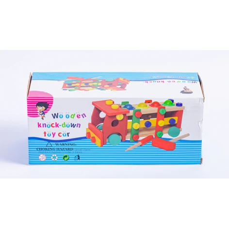 Деревянный конструктор 1970-13 Wooden knock-down toy car, 30x13 см, 3-5 лет Деревянный конструктор 1970-13 Wooden knock-down toy car, 30x13 см, 3-5 лет
