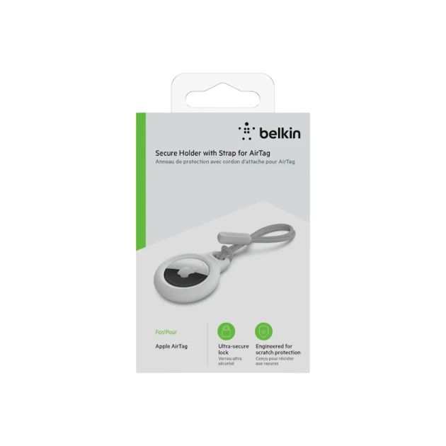 Tutacaq Belkin Secure Holder with Strap treker üçün Apple AirTag White