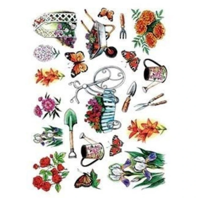 Рисовая бумага для декупажа Cadence - 23, А3, 29.7x42 см Рисовая бумага для декупажа Cadence - 23, А3, 29.7x42 см