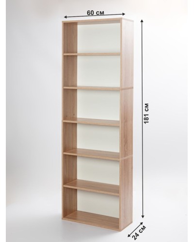 Stellaj Letta Somona, bej, LDSP, 181x60x24 sm
