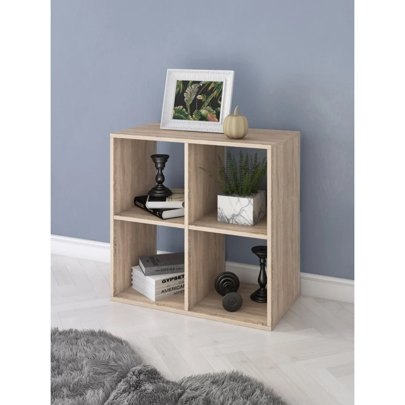 Stellaj 3563_StellajKubSomona, 70х71х37 sm, LDSP, bej