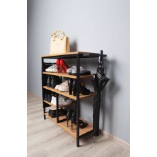 Ayaqqabı üçün altlıq 90x31x90 sm, LDSP, qəhvəyi