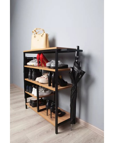 Ayaqqabı üçün altlıq 90x31x90 sm, LDSP, qəhvəyi