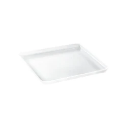 Süfrə üçün qab Wilmax WL‑992680/A, kvadrat, 22x22 sm, farfor, ağ