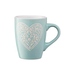 Чашка Ardesto Heart AR3467BL, керамика, голубая, 330 мл Чашка Ardesto Heart AR3467BL, керамика, голубая, 330 мл