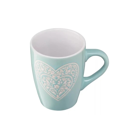 Fincan Ardesto Heart AR3467BL, keramika, mavi, 330 ml Fincan Ardesto Heart AR3467BL, keramika, mavi, 330 ml