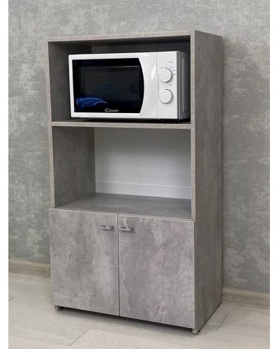 Stellaj 3563_L-M 2StellajMicrowBeton, 62x34,2x112 sm, LDSP, boz