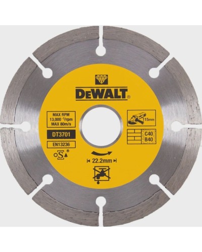 Almaz diski DeWALT DT3762-XJ, 180x22.2 mm