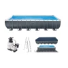 Бассейн каркасный Intex H26225588364NP, 732x366x132 см, 31805 л, черный