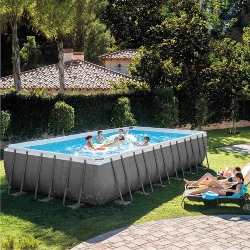 Бассейн каркасный Intex H26225588364NP, 732x366x132 см, 31805 л, черный