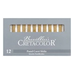 Набор пастели Cretacolor Pastel Carre, сухой, золото, 12шт