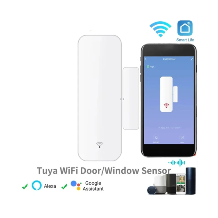 Умный детектор управления дверьми Tuya WiFi Door