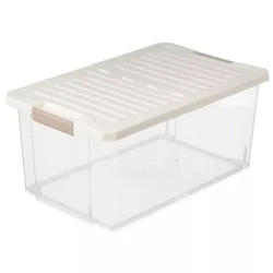 Ящик для хранения Plast Team Rambai, 40.2x25x18.5 см, пластик, 12 л, серый