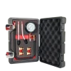 Комплект для проверки компрессии бензина Worldforce 11004 (0-20 бар, М10х1,0,М12х1,25,М14х1,25,М18х1,5)