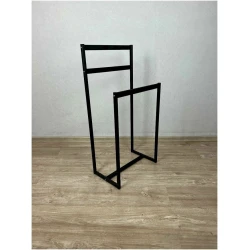 Вешалка-стойка 3563_M2LoftVe6SimpBl Черный, железо, 99x30x49 см