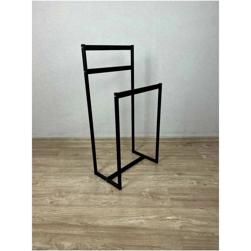 Вешалка-стойка 3563_M2LoftVe6SimpBl Черный, железо, 99x30x49 см