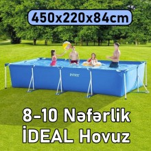 Hovuz Intex 7127TX28273, karkas, həcm 7127 l, mavi, 450x220x84 - 7127TX28273