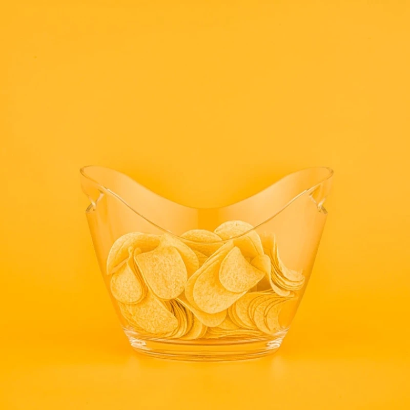 Миска Limon BHD2016004, акрил, прозрачный, 20х27.5 см