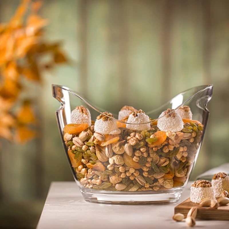 Миска Limon BHD2016004, акрил, прозрачный, 20х27.5 см