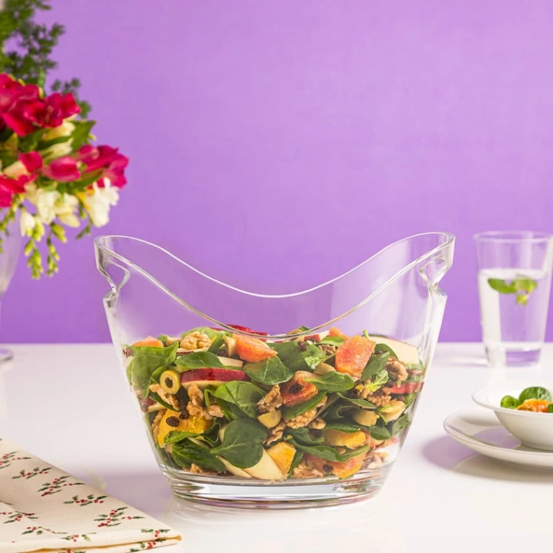 Миска Limon BHD2016004, акрил, прозрачный, 20х27.5 см