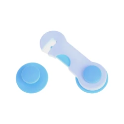 Замок универсальный, 9x3 см, пластик, синий