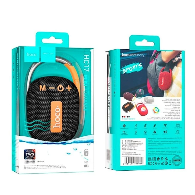 Портативная колонка Hoco HC17 Black (6931474796066)