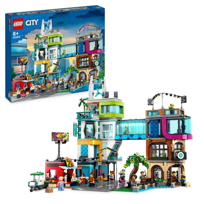 Конструктор LEGO City Downtown 60380, 8+ лет, 2010 элементов