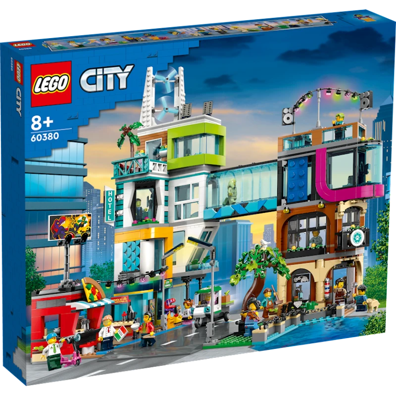 Конструктор LEGO City Downtown 60380, 8+ лет, 2010 элементов