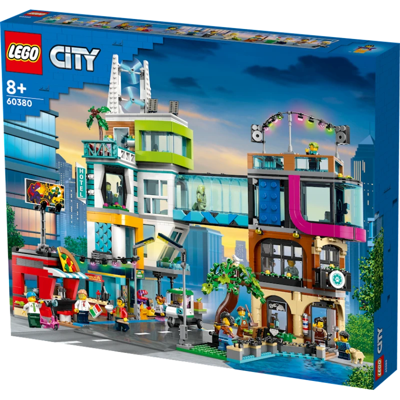 Конструктор LEGO City Downtown 60380, 8+ лет, 2010 элементов