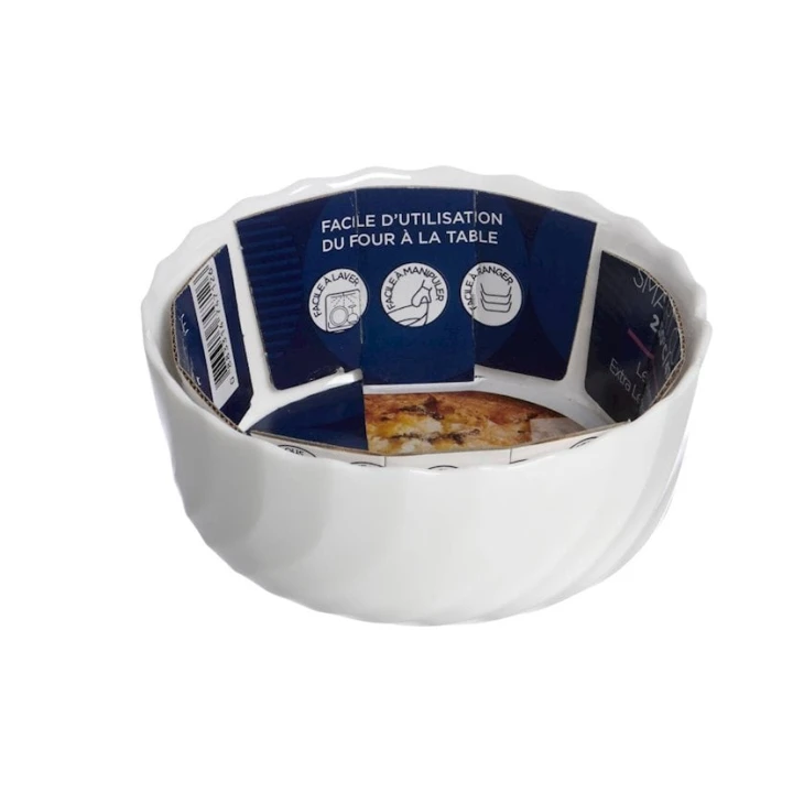 Bişirmə forması Luminarc Smart Cuisine Trianon 12 sm, ağ